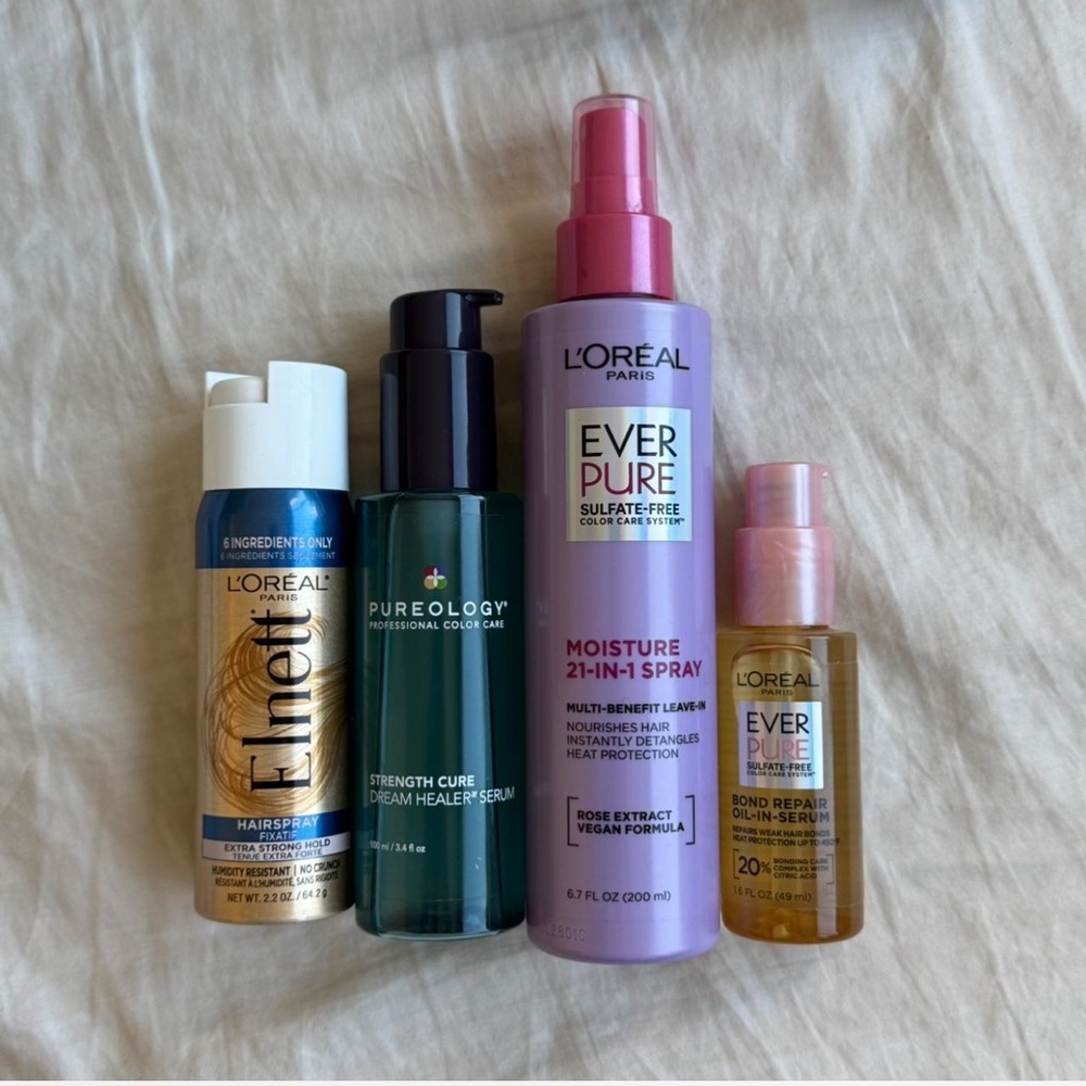 L'Oreal Elnett and Ever Pure Hair Care Collection